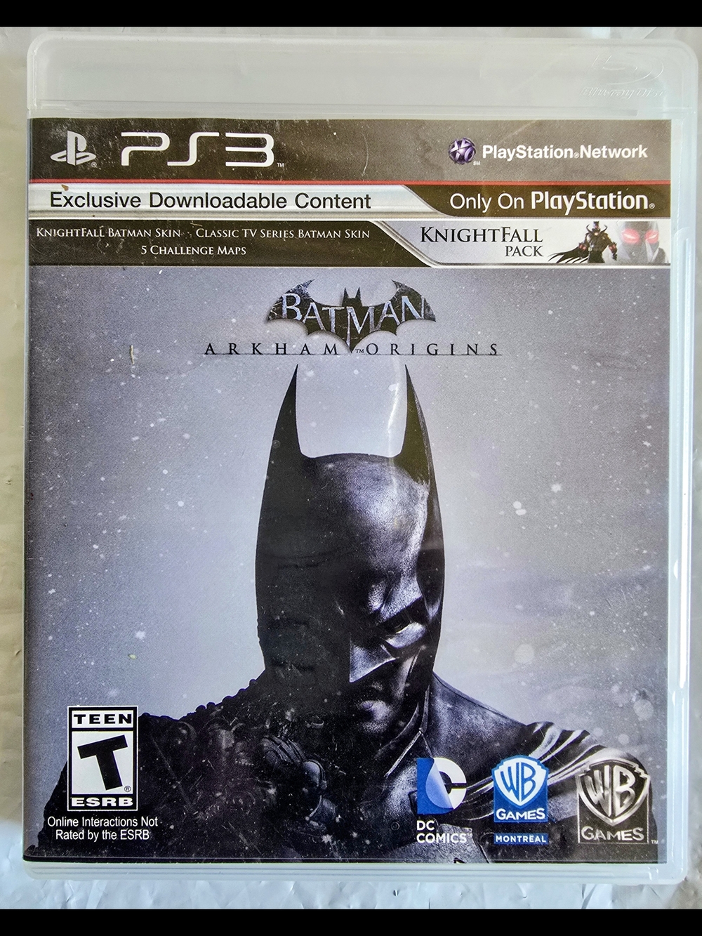 Sony PS3 Batman: Arkham Origins - Knightfall Pack Original No Scratches Like New